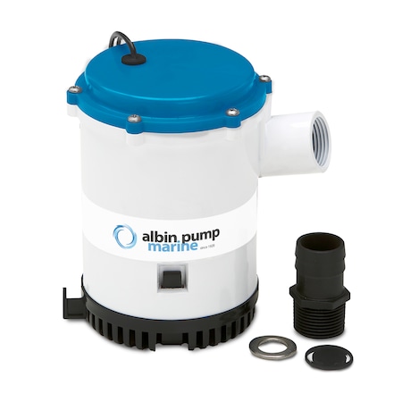 Albin Pump Marine Bilge Pump Heavy Duty 1750 GPH - 12V 01-03-011